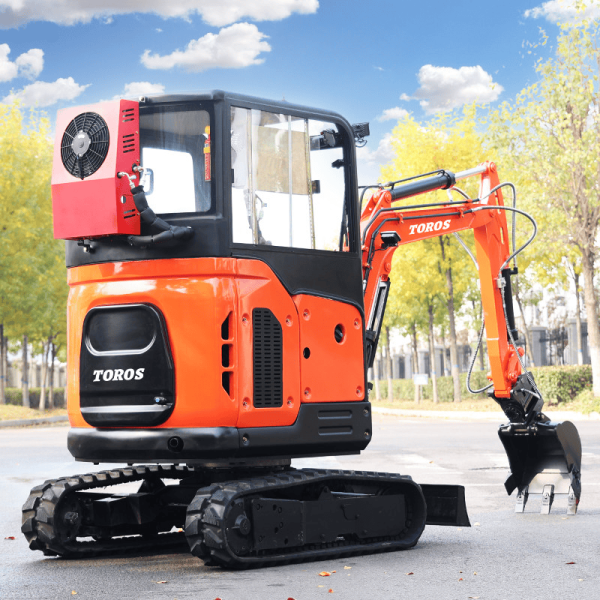 Mini Pelle 2,5 Tonnes avec Cabine 24,5 KW – TOROS TE-25 – Image 3