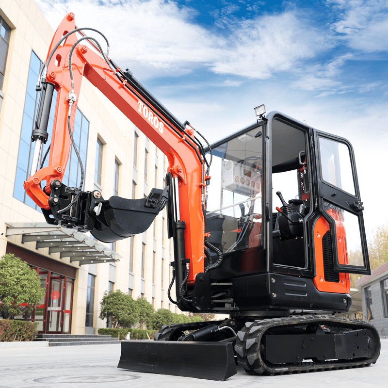 Mini Pelle 2,5 Tonnes avec Cabine 24,5 KW – TOROS TE-25 – Image 2
